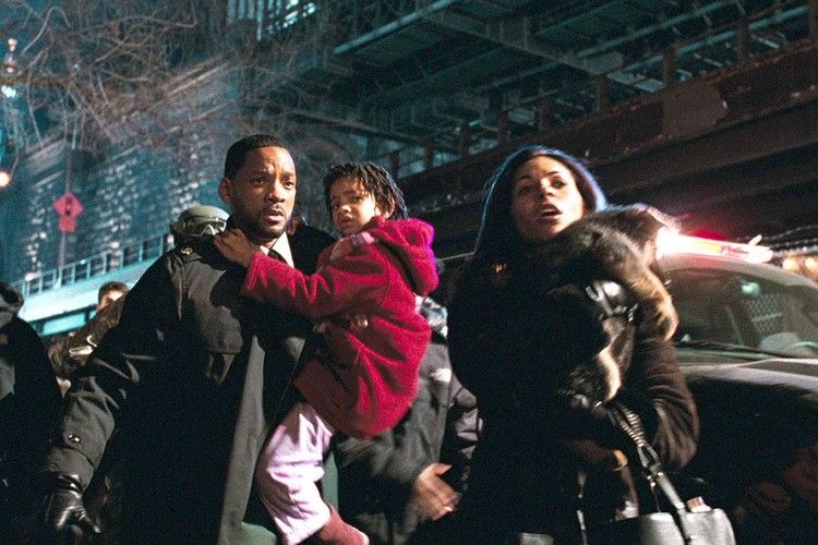 Willow Smith z ojcem w filmie 'Jestem legendą'