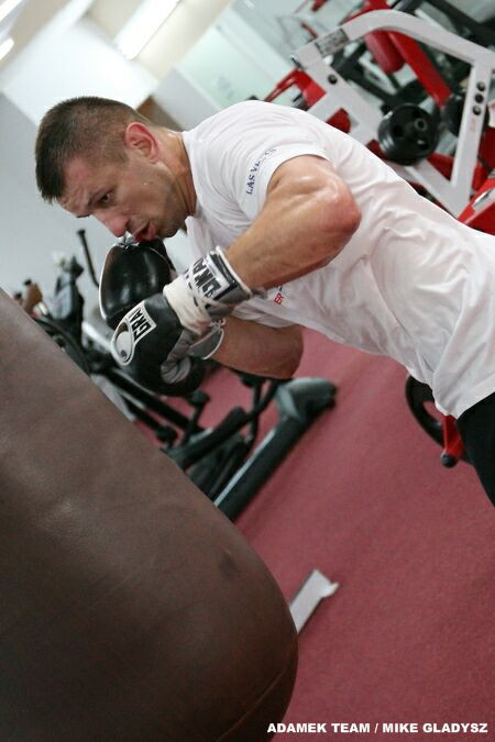 Trening medialny Tomasza Adamka