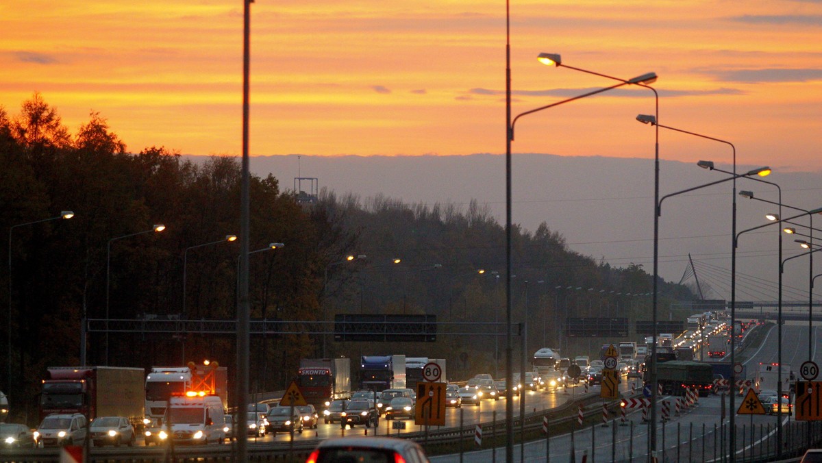 CHORZÓW AUTOSTRADA A4 WYPADEK