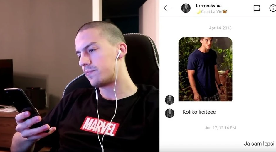 Baka Prase pokazuje poruke Breskvice