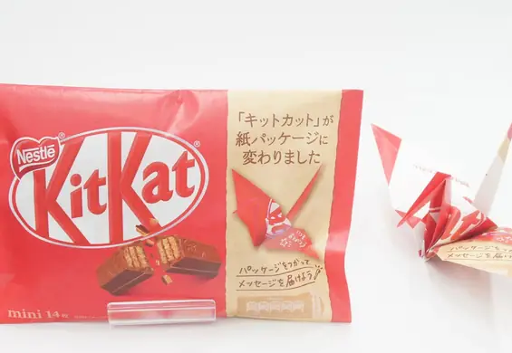 Origami zamiast zbędnego plastiku. KitKat z nowymi opakowaniami