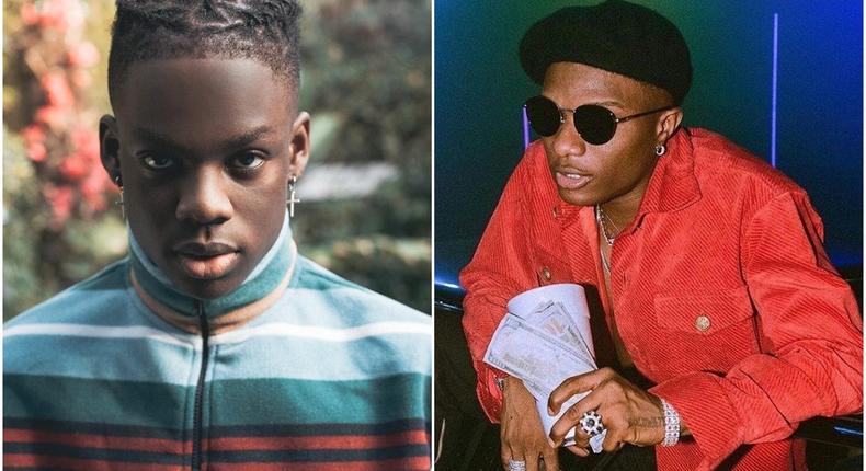 Rema calls Wizkid a legend and talks about his love life. (FADER/Info Nigeria)