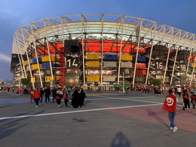 Jeden ze stadionów w Katarze 