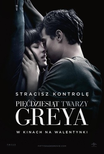 <strong>Luty</strong>
<br><br>
<strong>Pięćdziesiąt twarzy Greya, reż. Sam Taylor-Johnson</strong>
<br><br>
Film jest ekranizacją erotycznego bestsellera o tym samym tytule. Grey poznaje studentkę literatury. Ich znajomość bardzo szybko przeradza się w gorący romans.
<br><br>
Polska premiera: 13 lutego 2015.