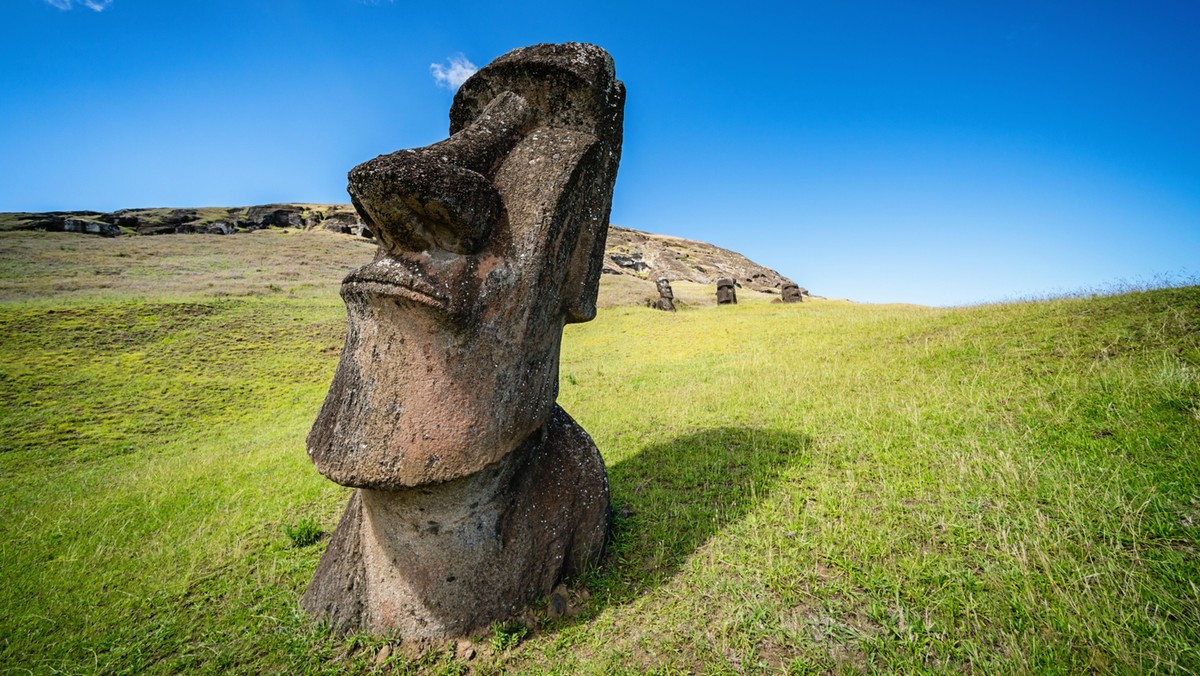 Moai Rano Raraku Easter Island Statue Rapa Nui