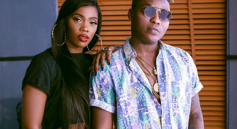 Bright O and Wathoni of BBNaija star opposite Reekado Banks and Tiwa Savage in new video for, 'Speak To Me.' (Banks Music)