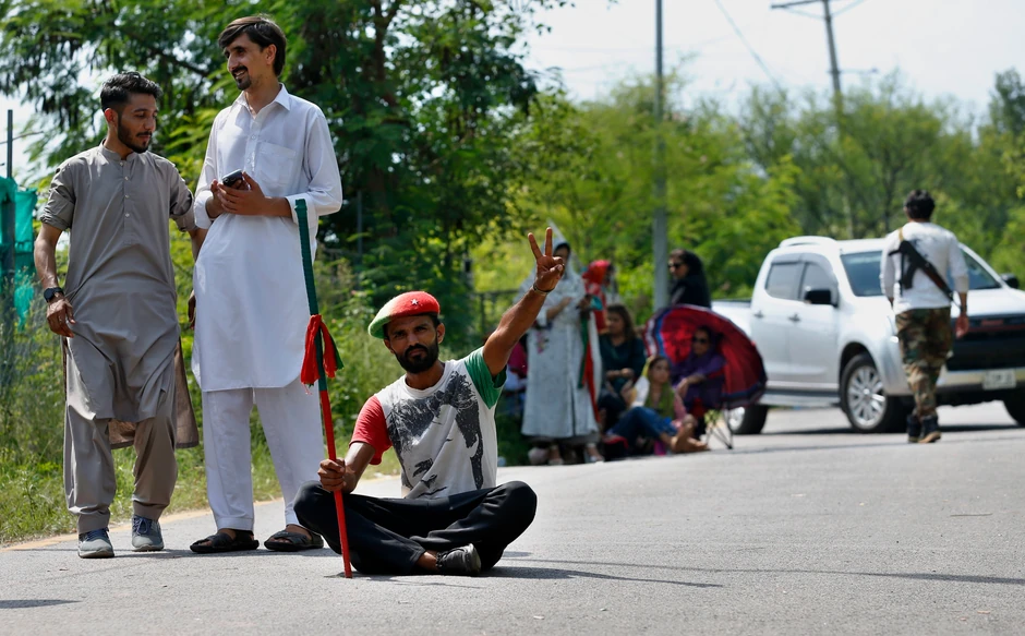 Pristalice Imrana Kana u Islamabadu