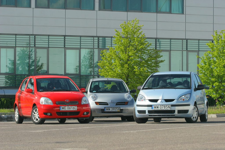 Mitsubishi Colt, Nissan Micra, Toyota Yaris