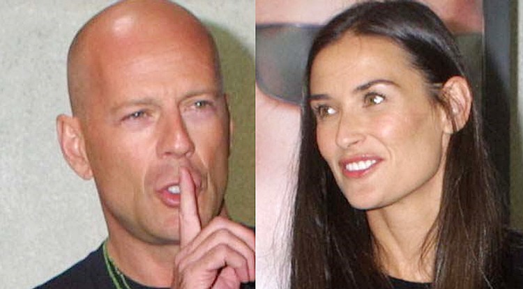 Bruce Willis és Demi Moore egy régi képen. Fotó: Northfoto