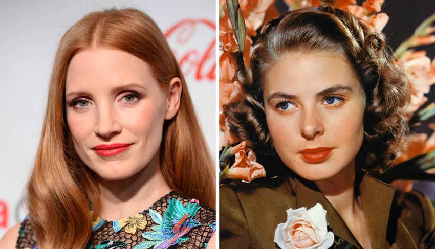 Džesika Častejn i Ingrid Bergman