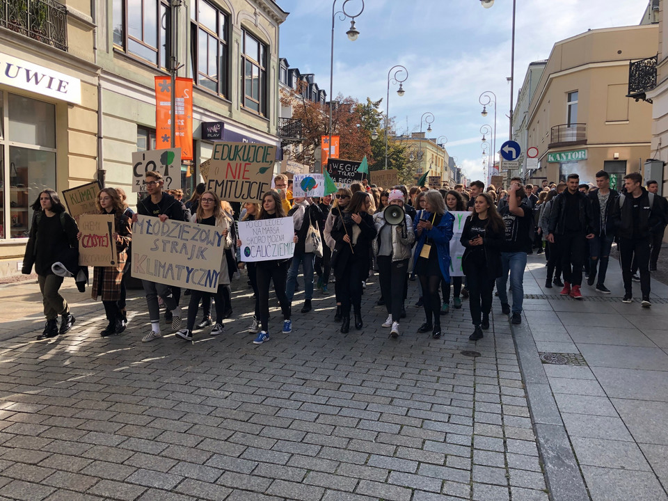 Młodzieżowy Strajk Klimatyczny w Kielcach
