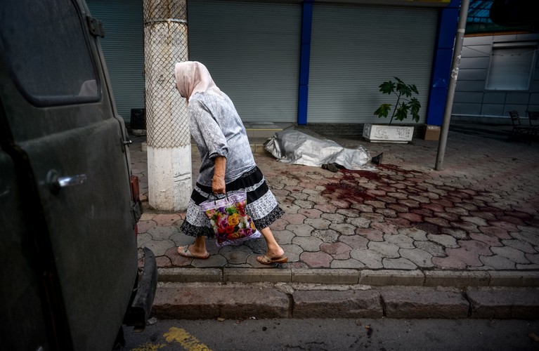 Wojna w mieście. FOTOREPORTAŻ Z DONIECKA