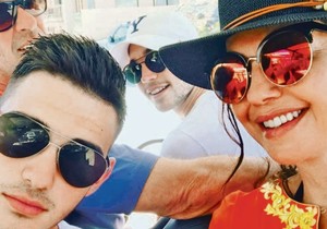 Nataša Ninković sa porodicom