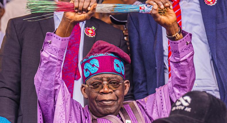 APC Presidential candidate Asiwaju Bola Tinubu. [Twitter:Sharksawn]