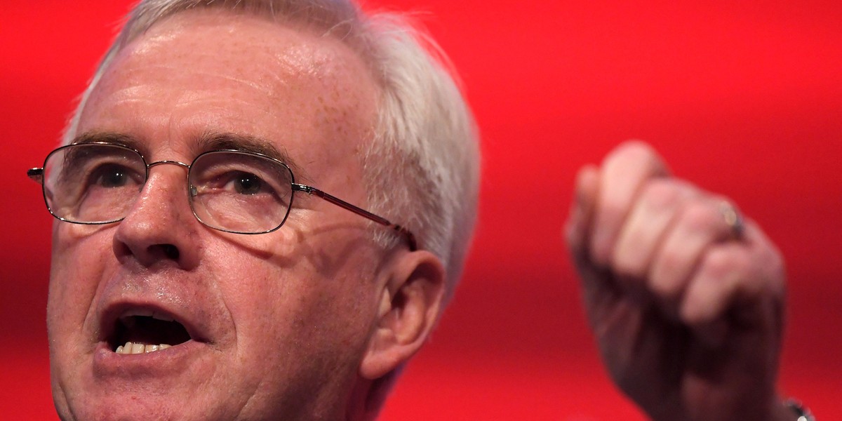 John McDonnell claims British business now sees Labour as 'the government in waiting'