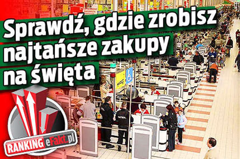 Zobacz, gdzie zrobisz najtaniej zakupy na święta