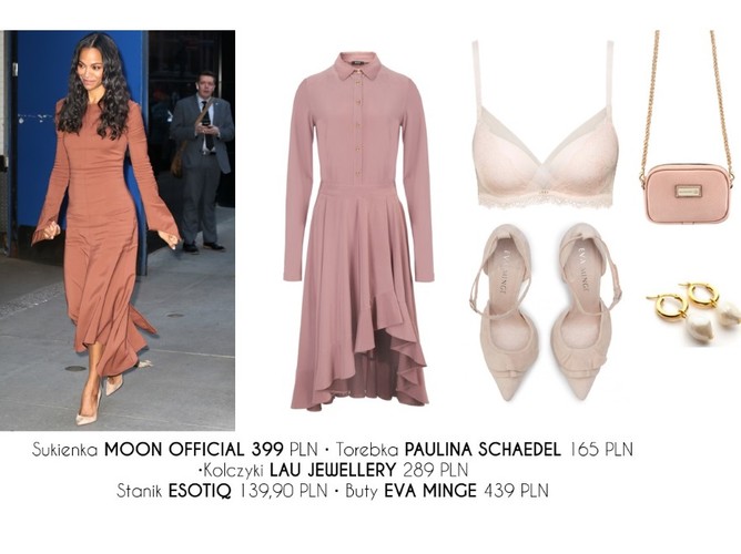 STYLIZACJE inspirowane zestawami Zoe Saldany