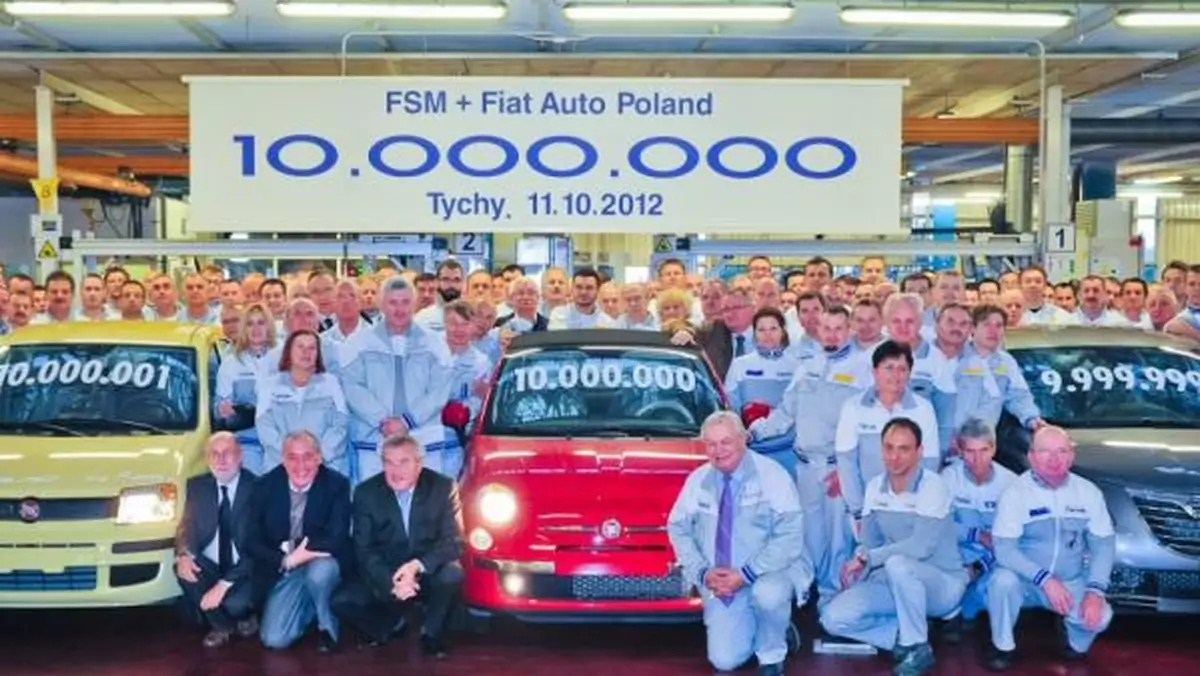 10-mln samochód zjechał z linii tyskiej fabryki Fiata