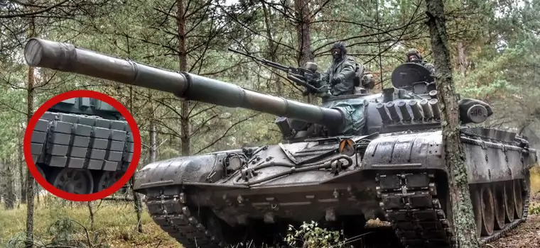 Polskie czołgi T-72 dostały w Ukrainie nowy pancerz. Teraz wyglądają inaczej