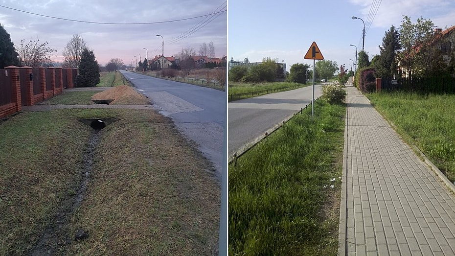 Na ul. Zaułek ścieżka rowerowa bardzo by się przydała, źródło: bo.um.warszawa.pl