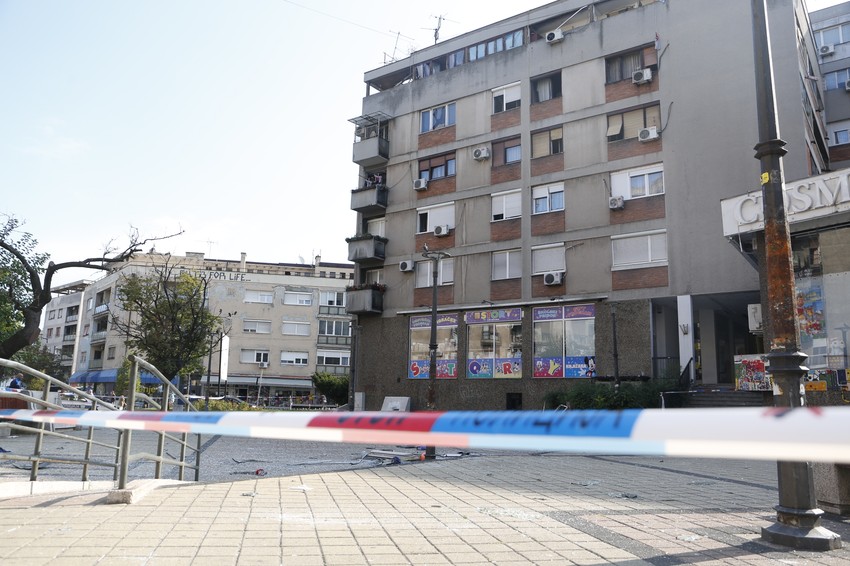 Zgrada nakon eksplozije 