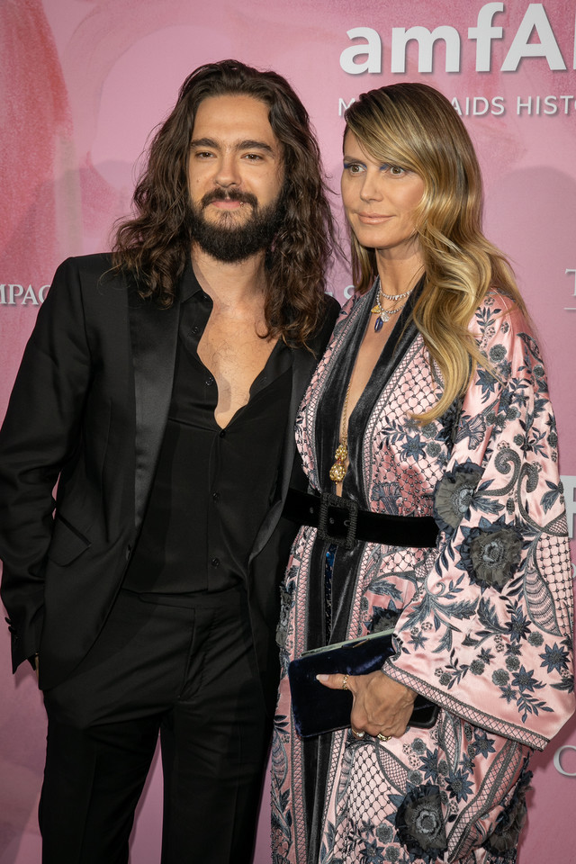 Gala amfAR 2019: Tom Kaulitz i Heidi Klum