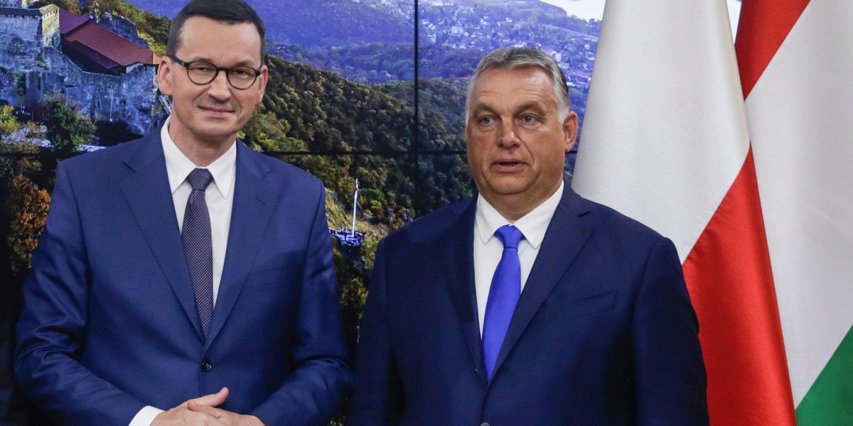 Mateusz Morawiecki i Viktor Orban