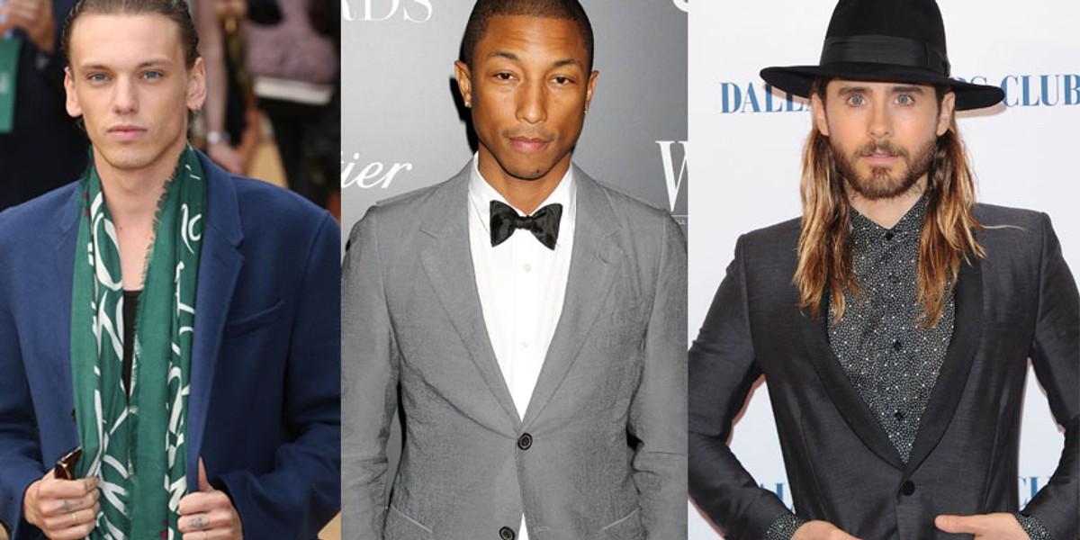 Jamie Campbell Bower, Pharell Williams, Jared Leto