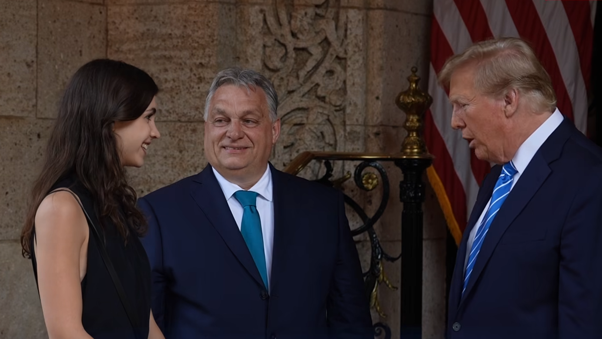 Orbán Viktort elkísérte a 19 éves lánya is Donald Trumphoz