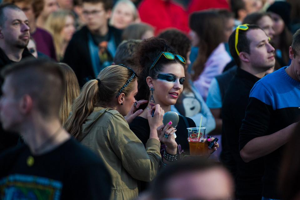 Publiczność na koncercie 30 Seconds To Mars w Rybniku