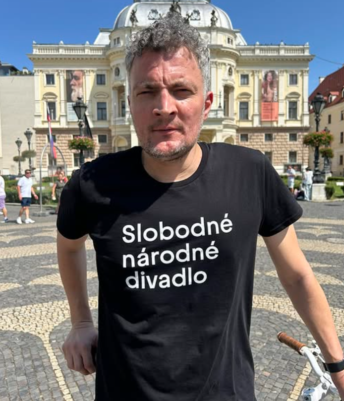 Slovenský herec a moderátor Ludwig Bagin.