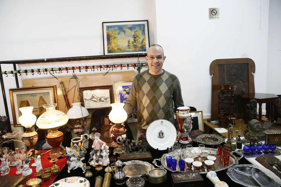 Dušan Stojković na svom štandu 