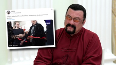 Steven Seagal w Rosji. Tak wykorzystuje go kremlowska propaganda [WIDEO]