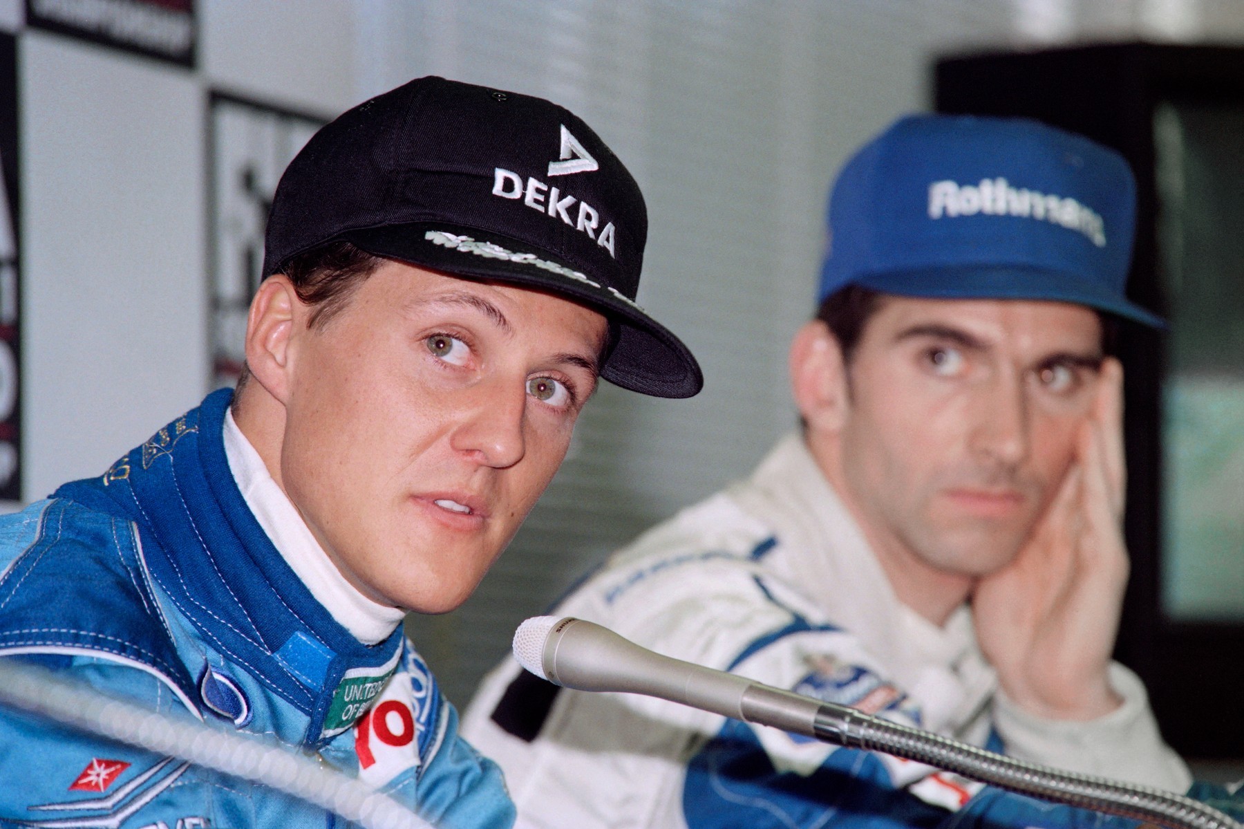 Nemecký pilot Formuly 1 Michael Schumacher.