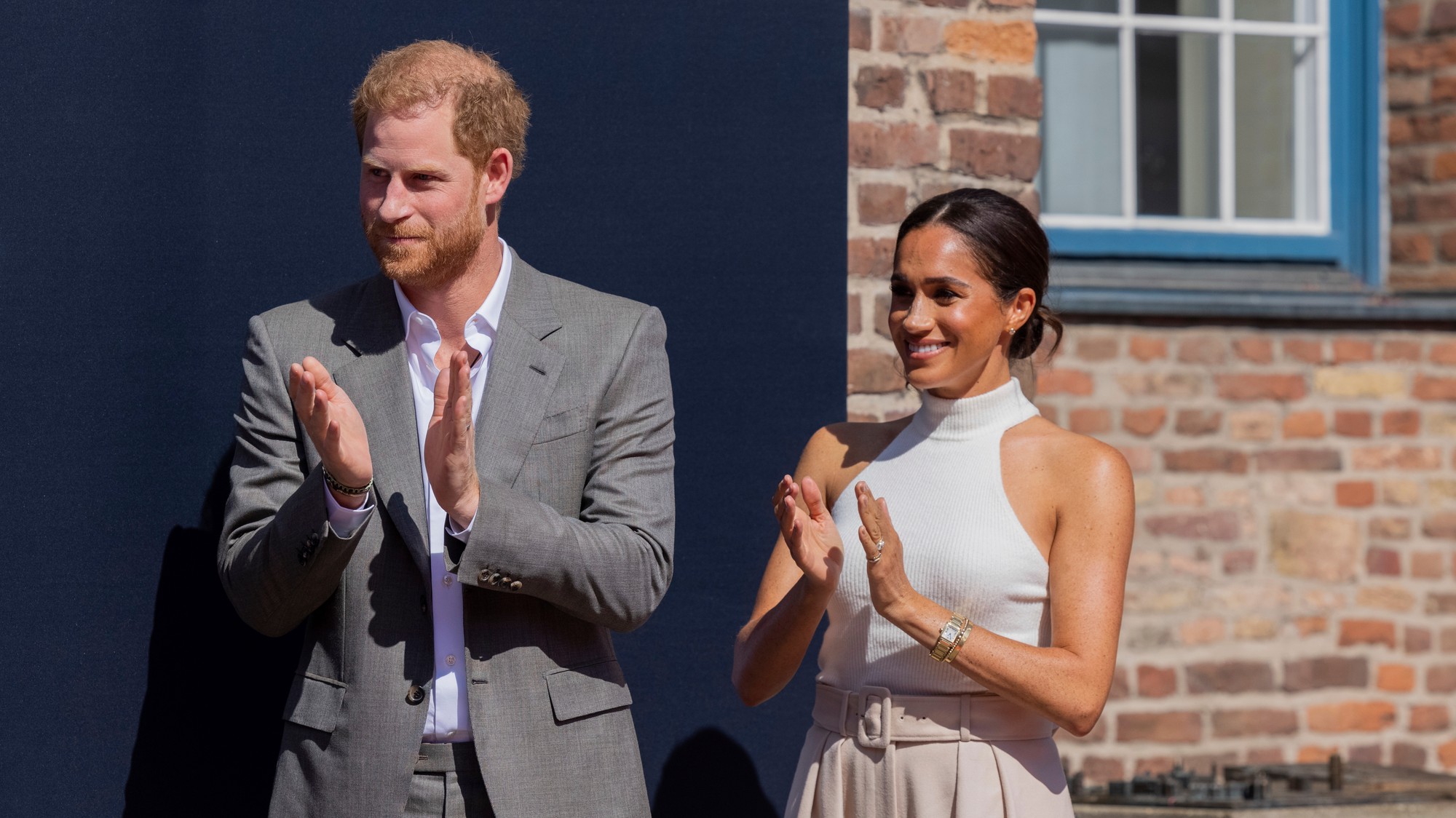 Princ Harry a Meghan Markle.