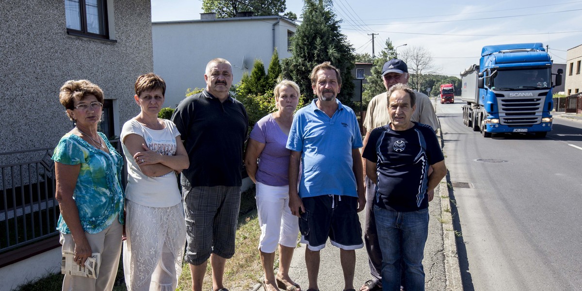 rybnik, mieszkańcy nie chca tirów