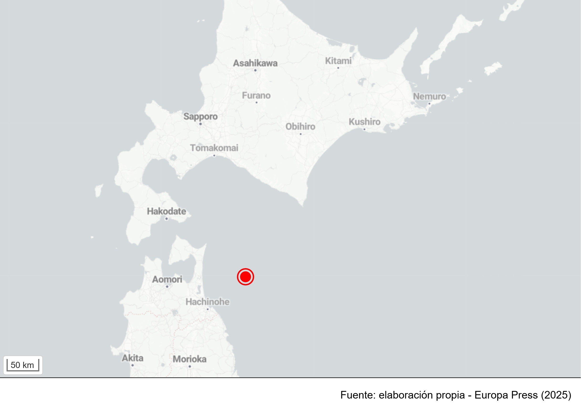 Un terremoto de 7,6 sacude Japón: una alerta de tsunami y 13.000 evacuados