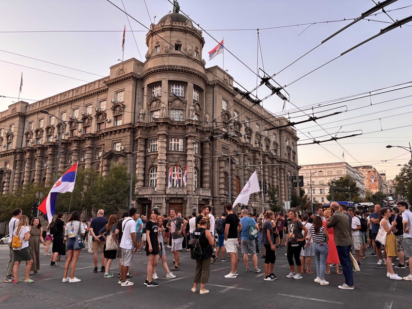 beograd protest blokada vlada nemanjina