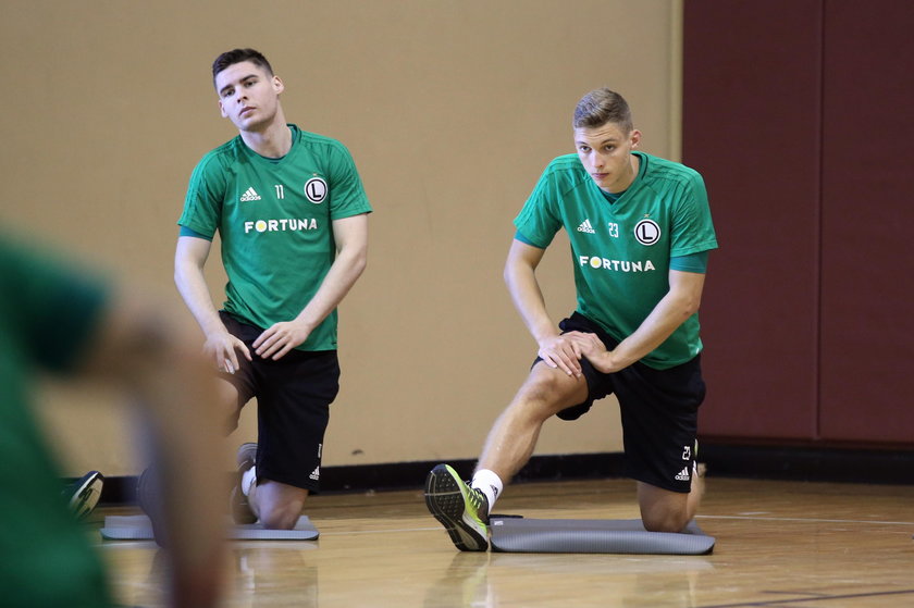 Pilka nozna. Ekstraklasa. Legia Warszawa. Trening. 11.01.2018