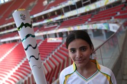 Rio 2016: Syryjka Daqqah Hanan w sztafecie z ogniem olimpijskim