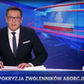 Kadr z programu Wiadomości TVP. 