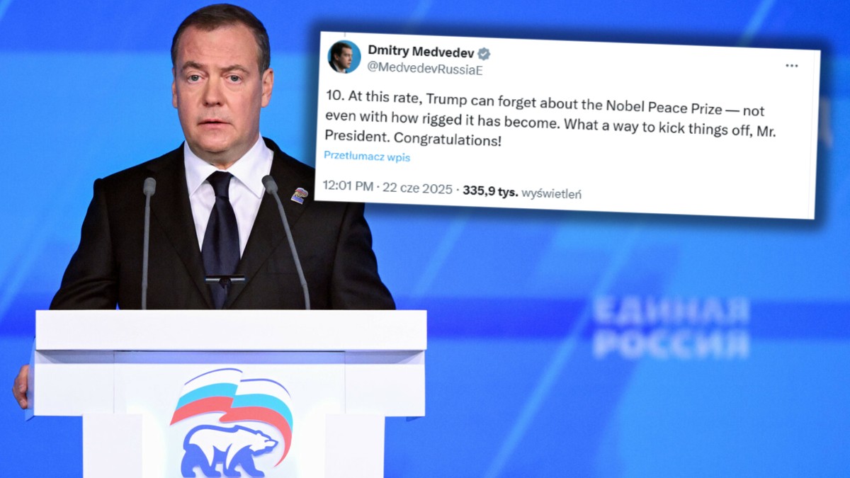USA zaatakowały Iran. Wymowny wpis Dmitrija Miedwiediewa