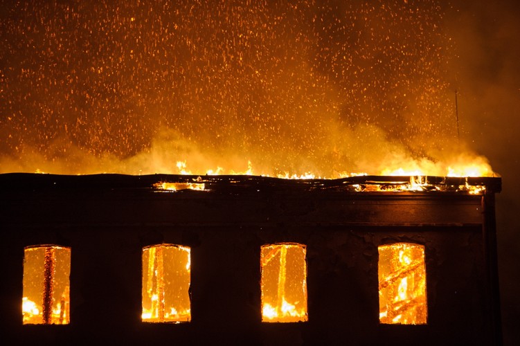 Pożar młynu Szancera