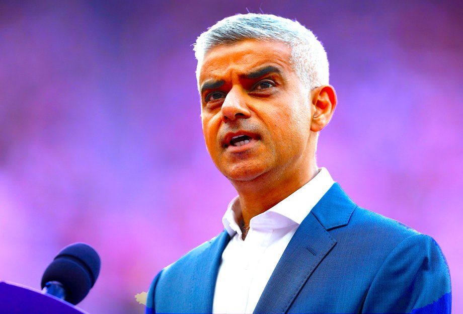 Mayor of London Sadiq Khan.