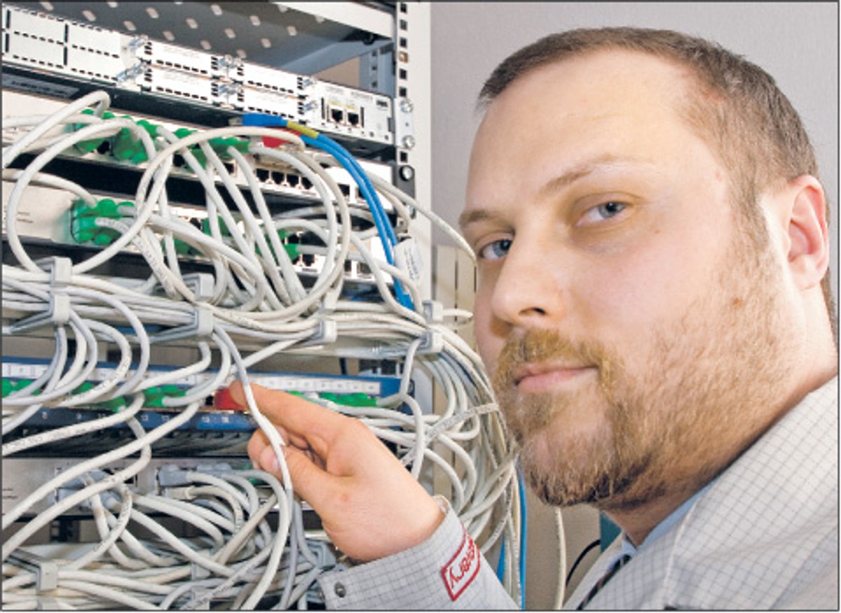 Michał Ferdyniok, inżynier informatyki śledczej, Mediarecovery Fot. Tomasz Loba