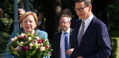 Angela Merkel w Polsce. Wymowny gest kanclerz Niemiec na początku wizyty w Warszawie