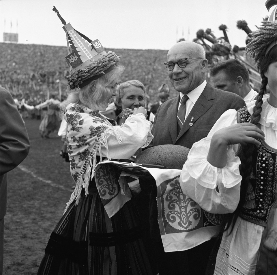 Stadion Dziesięciolecia  08.09.1963 r.