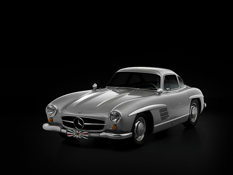 Mercedes 300SL na zdjęciach