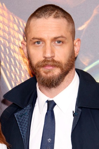 Tom Hardy na uroczystej premierze filmu 'Mad Max: Na drodze gniewu' w Los Angeles
