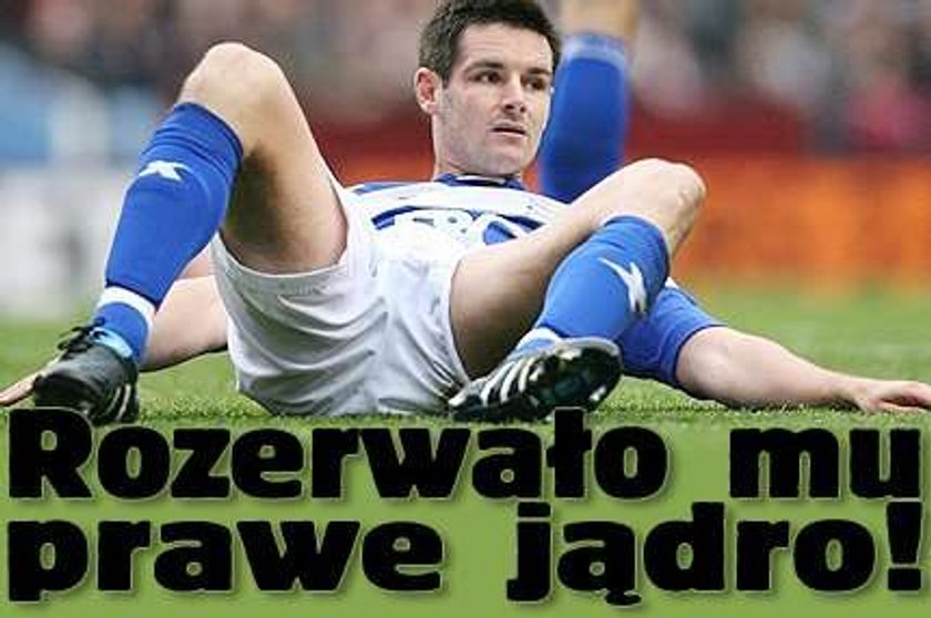 Rozerwało mu prawe jądro!